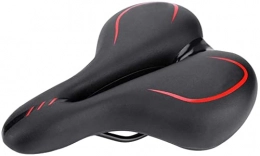 BANGDIAN Spares BANGDIAN Padded Ultra-Light Mountain Bicycle Road Bike Soft Shock Absorption Seat Saddle Replacement Silicone Bicycle Saddle Black Red Universal