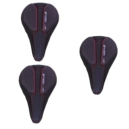 BESPORTBLE Mountain Bike Seat BESPORTBLE 3pcs Cushion Cover Bike Seat Saddle Cover Saddle Pad Soft Bike Mountain Bike Cushion Wide Bike Saddle Breathable Bike Seat Bike Saddles Bike Seat Pad Silica Gel Bicycle Accessories