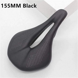 CAISHENY Spares Bicycle Bike Saddle Black / Red / White Bicycle Seat Pu + Carbon Fiber Saddle Road Mountain Bike Bicycle Saddle For Man Saddle Trail Comfort Race Seat Cycling Bicycle Cushion Fit Most Bikes-Black 155M