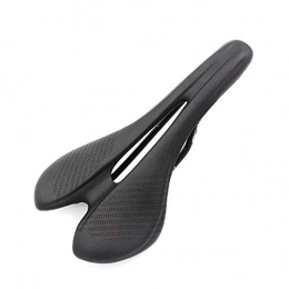 BMWY Spares Bicycle saddle comfort road mtb mountain bike cycling saddle seat cushion bike leather saddle Hollow breathable black complete (Color : BLACK)