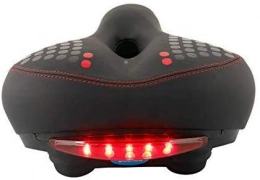 SAIYI Spares Bicycle Saddle Deemount Bicycle Saddle with Taillight & Special Shock Reduction Device Streamlined Seat Foam Cushion Cycle Trunk Lantern