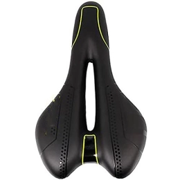 SHABI Mountain Bike Seat Bicycle Saddle Double Tail Hollowed Out Riding Accessories Bicycle Saddle City Bike Seat Cushion Mountain Bike Saddle (Color : Green, Size : 27.5x16cm)