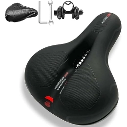 GOZYLA Mountain Bike Seat Bicycle Saddle for Men and Women, Comfortable, Wide, Ergonomically Soft, Padded Memory Foam Bicycle Saddle, Universal Replacement Bicycle Seat for City Bikes, Road Bikes, MTB, Mountain Bikes, E-bikes