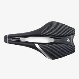 CXJYBH Mountain Bike Seat Bicycle Saddle For Men Women Road Mtb Mountain Bike Saddle Lightweight Cycling Race Seat Racing Saddle (Color : Black silver)