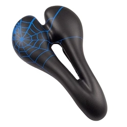 Bktmen Spares Bicycle Saddle Mountain Bike Seat Bicycle Seat Folding Bike Seat Equipment Accessories Bicycle seat (Color : Black Blue)