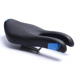 MTYD Spares Bicycle Saddle, Mountain Bike Straight Fork Saddle, Pu Soft Leather, Filled with Polyurethane Foam Pad