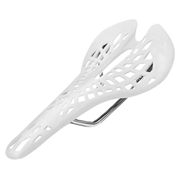Bicycle Saddle Mountain Road Bike Carbon Fiber Racing Bike Seats Skeleton Super Light MTB Bicycle Riding Parts Cycling Equipment (Color : White)