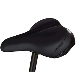 SHABI Mountain Bike Seat Bicycle Saddle Seat Riding Accessories Inflatable Bicycle Seat Mountain Bike Comfortable Padded Seat Saddle Mountain Bike Saddle (Color : Black, Size : 30x22x11cm)