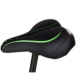 SHABI Mountain Bike Seat Bicycle Saddle Seat Riding Accessories Inflatable Bicycle Seat Mountain Bike Comfortable Padded Seat Saddle Mountain Bike Saddle (Color : Green, Size : 30x22x11cm)
