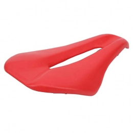Bicycle Saddle, Universal Bicycle Hollow Saddle Ultralight Cushion Soft Bike Cushion with Dual Shock-absorbing Universal fit Saddle for Road Mountain Bike(red)