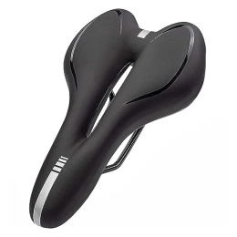 WIttsy Spares Bicycle seat Bicycle Saddle Breathable Bicycle Saddle Mountain Bike Road Bike Saddle Shock Absorption Comfort Cushion Suitable for bicycles (Color : Black)