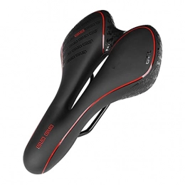 XINSHENG Spares Bicycle seat Bike Saddle PU Leather MTB Road Bike Front Seat Cycling Saddles for Mens Breathable Hollow Cushion Bicycle Saddle