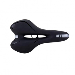 MaQyq Mountain Bike Seat Bicycle Seat, Comfortable Mountain Bike Saddle with Night Reflector Silicone Seat Cushion Soft Riding Equipment Accessories, Suitable for Ordinary Bicycles