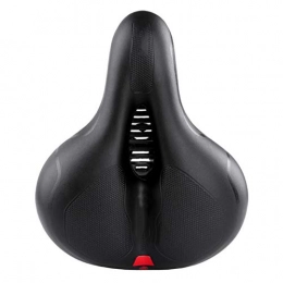 MaQyq Spares Bicycle Seat, Mountain Bike Seat Cushion Non Slip Padded Seat Cushion Soft Comfortable Seat Riding Equipment Accessories, Suitable for Indoor Outdoor Use, Red