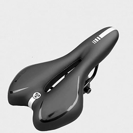 XINTENG Spares Bicycle seat Reflective Shock Absorbing Hollow Bicycle Saddle PVC Fabric Soft Mtb Cycling Road Mountain Bike Seat Bicycle Accessories