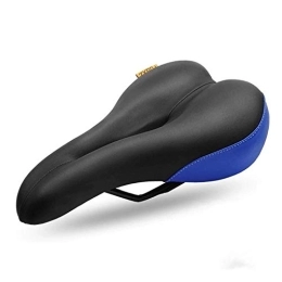 Bktmen Spares Bicycle seat saddle comfortable mountain bike road bike bicycle seat cushion riding equipment accessories Bicycle seat (Color : Black and Blue)