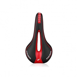 XueMing Spares Bicycle Seat Silicone Gel Bicycle Saddle Seat MTB Road Bike Seat Breathable Hollow Mountain Bike Seat Racing Cycling Saddle Cushion Bicycle Saddle (Color : Black Red)