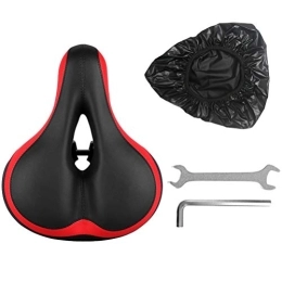 ABOOFAN Spares Bicycle seat Wide Saddle Cushion Replacement Saddle bike seat for kids Absorbing Saddle replacement bike cycle cover excersize bike cycling bike seat thicken fitness mountain bike