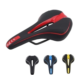 ASDASDASD Spares Bicycle SeatGel Extra Soft Bicycle MTB Saddle Cushion Bicycle Hollow Saddle Cycling Road Mountain Bike Seat Bicycle Accessories BlackRed