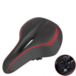 Pessica Mountain Bike Seat Bicycle soft and comfortable cushion saddle Mountain bike big butt thickened seat bicycle accessories seat 19 * 27cm, A