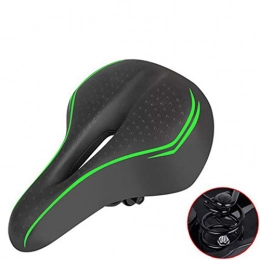 Pessica Mountain Bike Seat Bicycle soft and comfortable cushion saddle Mountain bike big butt thickened seat bicycle accessories seat 19 * 27cm, D