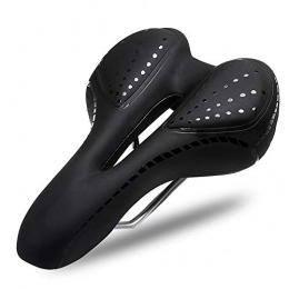Pessica Mountain Bike Seat Bicycle super soft comfortable cushion Mountain bike silicone thickened saddle Hollow breathable saddle Bicycle universal accessories seat 16 * 27cm, B