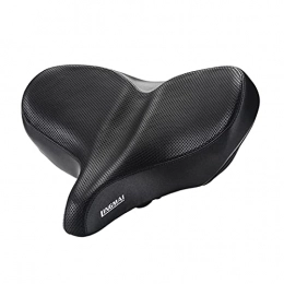 CXJYBH Spares Big Bum Bike Saddle Extra Wide Bicycle Seat Comfort Electric Bike Gel Foam Padded Seat Dual Spring Cycle Shockproof Seat Cushion Racing Saddle (Color : Spinning Spring)
