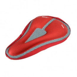 Blancho Spares Bike Bicycle Comfortable Soft Saddle Seat Gel Padded Cushion Cover (Red)