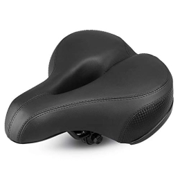 KGADRX Mountain Bike Seat Bike Cycle Thickened Extra Comfort Ultra Soft Pad Reflective Lightweight MTB Mountain Bike Bicycle Saddle Seat Pad with Spring