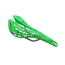 GHJKBJ Mountain Bike Seat Bike saddle 6 Color Bicycle seat Super Light Plastic Agents Bicycle Saddle Mountain MTB Bike Saddle Seat PVC Cushion (Color : Green)