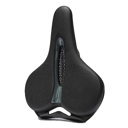 NURCIX Mountain Bike Seat Bike Saddle Breathable Big Butt Cushion Leather Surface Seat Mountain Bicycle Shock Absorbing Hollow Cushion Accessories