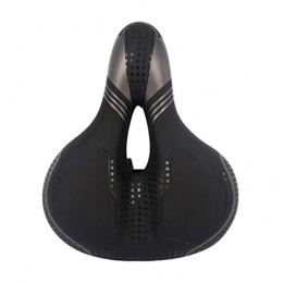 SIRUL Spares Bike Saddle, Comfortable Bicycle Seat, Memory Foam Padded Cycling Saddle Cushion, Hollow and Ergonomic Bicycle Seat, with Reflective Strips for Universal Riding Bike, Mountain Bike