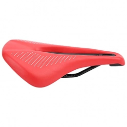 Eosnow Mountain Bike Seat Bike Saddle Cushion, Comfortable and Breathable Ergonomic Design Practical and Easy To Ride Bike Cover Waterproof for Mountain Bike(Red and white dots)