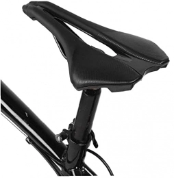 FeelMeet Spares Bike Saddle, Ec90 Black Line Advanced Evo Universal Shock Absorption Mountain Bike Saddle Road Artificial Leather Bicycle Seat Cushion Cycling Accessory