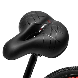 Gidenfly Mountain Bike Seat Bike Saddle, Ventilated & Breathable Double Shock Absorption Soft And Thick , Mountain Bike Saddle Waterproof PU , Bike Seat, Bicycle Cushion Suitable For MTB Mountain Bike, Folding Bike(10.24x8.27in)