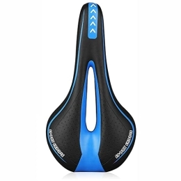 AMWRAP Spares Bike Seat Bicycle Saddle Gel MTB Mountain Road Bike Seat Comfortable Soft Cycling Cushion Exercise Bike Saddle For Men And Women Road Bike Saddle (Color : Type D Blue)