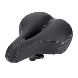 Agatige Mountain Bike Seat Bike Seat, Bicycle Seat Cushion Comfortable Bicycle Saddle with Tail Light for Men and Women, Shock Absorbing Springs, for Mountain Bikes, Road Bikes