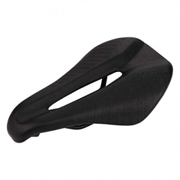Huangjiahao Mountain Bike Seat Bike Seat Carbon Fiber+Leather Breathable Bicycle Saddle Comfort Lightweight Cycling Seat Cushion Pads For MTB Road Bike For MTB Mountain Bike, Folding Bike, Road Bike Ect