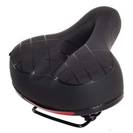 Bike Seat, Comfort Wide Soft Bike Seat Cushion Shockproof Design Big Bum Extra Comfort Bike Saddle Fits MTB Mountain Bike Road Bike