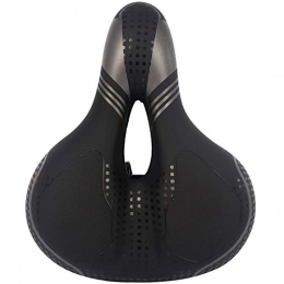 ReedG Spares Bike Seat Comfortable Men and Women Simple Bicycle Saddle Thicken Mountain Bike Saddle Riding Accessories Waterproof (Color : Black, Size : 25X12x21cm)