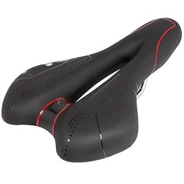 CMOIR Mountain Bike Seat Bike Seat Cushion Bicycle Saddle City Bike Seat Cushion Double Tail Hollowed Out Breathable Riding Accessories for MTB Mountain Bike (Color : Red, Size : 27.5x16cm)