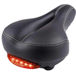 Sunfauo Spares Bike Seat Cushion Bike Seat Cover Padded Bicycle Seat Saddle With Taillights Self-Propelled Saddle For Mountain Bikes With Lights Bicycle Seat Bag Accessories