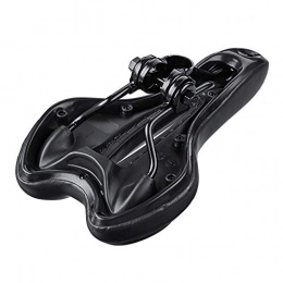 WH-IOE Spares Bike Seat Cushion Comfortable Bike Seat-Gel Waterproof Bicycle Saddle With Central Relief Zone And Ergonomics Design For Mountain Bikes Comfortable Seat