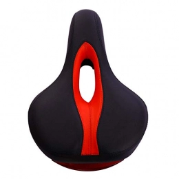 WH-IOE Spares Bike Seat Cushion MTB Bike Comfort Saddle Cushion Pad Seat Bicycle Cycling LED Tail Flashing Light Comfortable Seat (Size:Onesize; Color:Red)