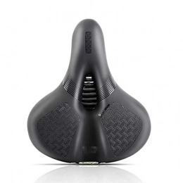 WH-IOE Spares Bike Seat Cushion Thicken Widen Bicycle Saddle Breathable Shock-absorbing Road MTB Bike Seat Reflective Soft Pad Cushion For Bicycle Comfortable Seat (Size:Onesize; Color:01)