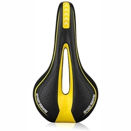 AMWRAP Spares Bike Seat Gel Bicycle Saddle MTB Mountain Road Bike Seat Comfortable Soft Cycling Cushion Exercise Bike Saddle For Men And Women Road Bike Saddle (Color : Type D Yellow)