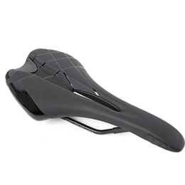 CYGG Mountain Bike Seat Bike Seat, hollow breathable comfortable, Bicycle Replacement Saddle, for Mountain Bikes Road Bikes Parts (Color : Black)