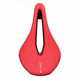 VOXY Mountain Bike Seat Bike Seat Professional Mountain Bike Gel Saddle, Comfortable and Breathable, Suitable for Men and Women MTB Bicycle Cushion (Red)