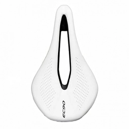 VOXY Mountain Bike Seat Bike Seat Professional Mountain Bike Gel Saddle, Comfortable and Breathable, Suitable for Men and Women MTB Bicycle Cushion (White)