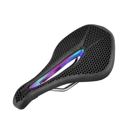 Qianly Spares Bike Seat Saddle Replacement Wide Waterproof Road Bike Road Riding Mountain Trekking for Long Tour Less Pressure Soft Cushion Pad Bike Saddle, multicolor